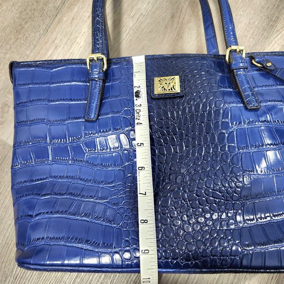 Blue Anne Klein Tote - Picture 5 of 7